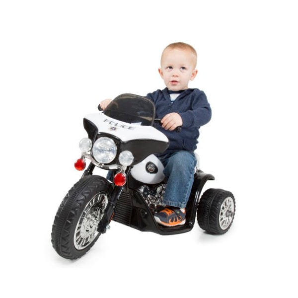 Ride On Toy,3 Wheel Mini Motorcycle Trike Battery Powered For Boys And Girls,2-5 Year Old,Police Car